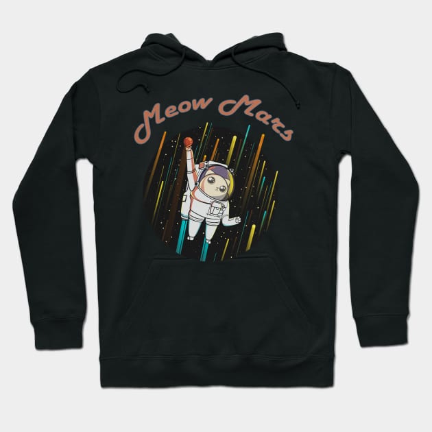 Space Cat Hoodie by UltraTea